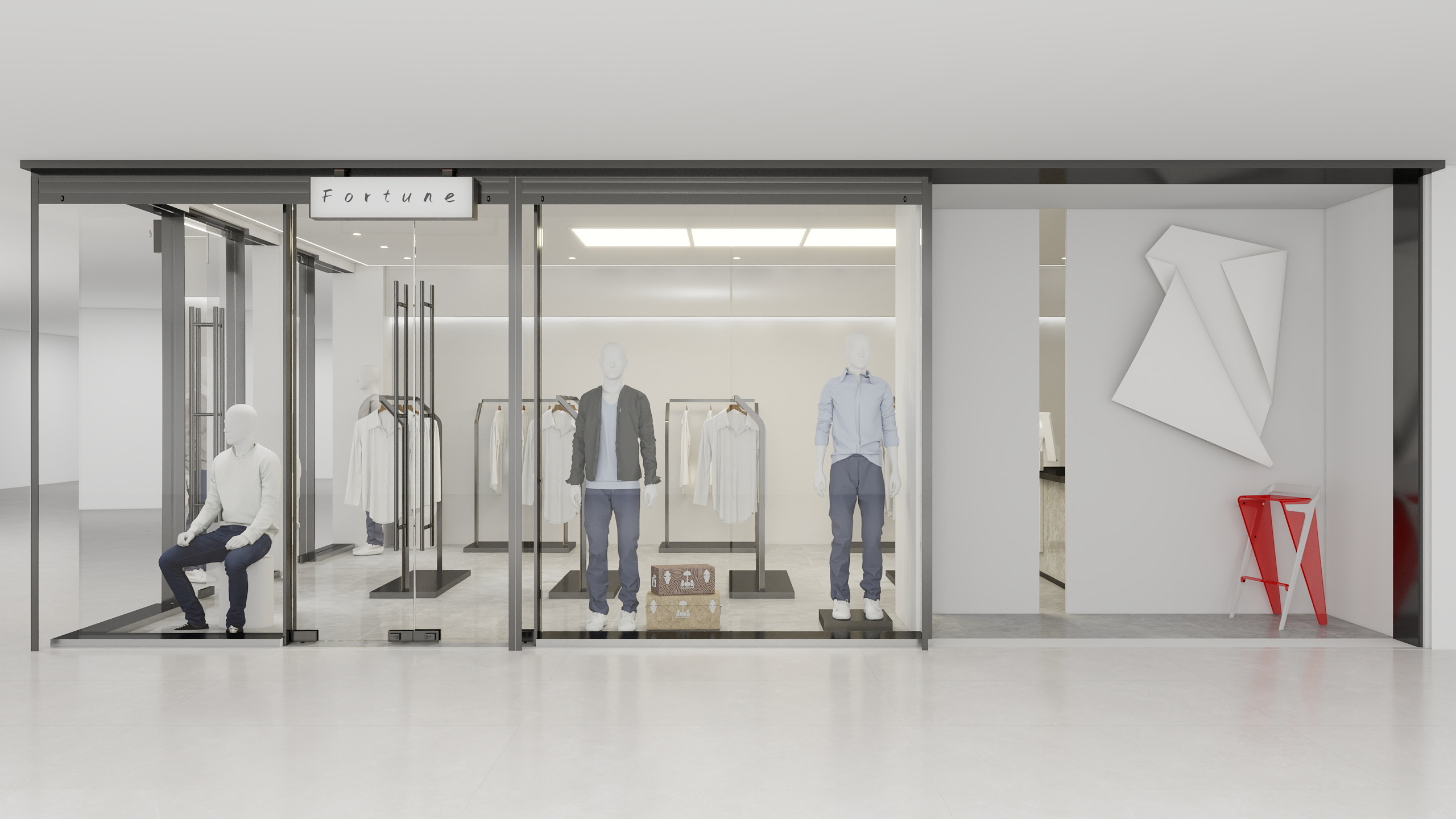 鼠尾草CC-服装店-副本-装修设计方案