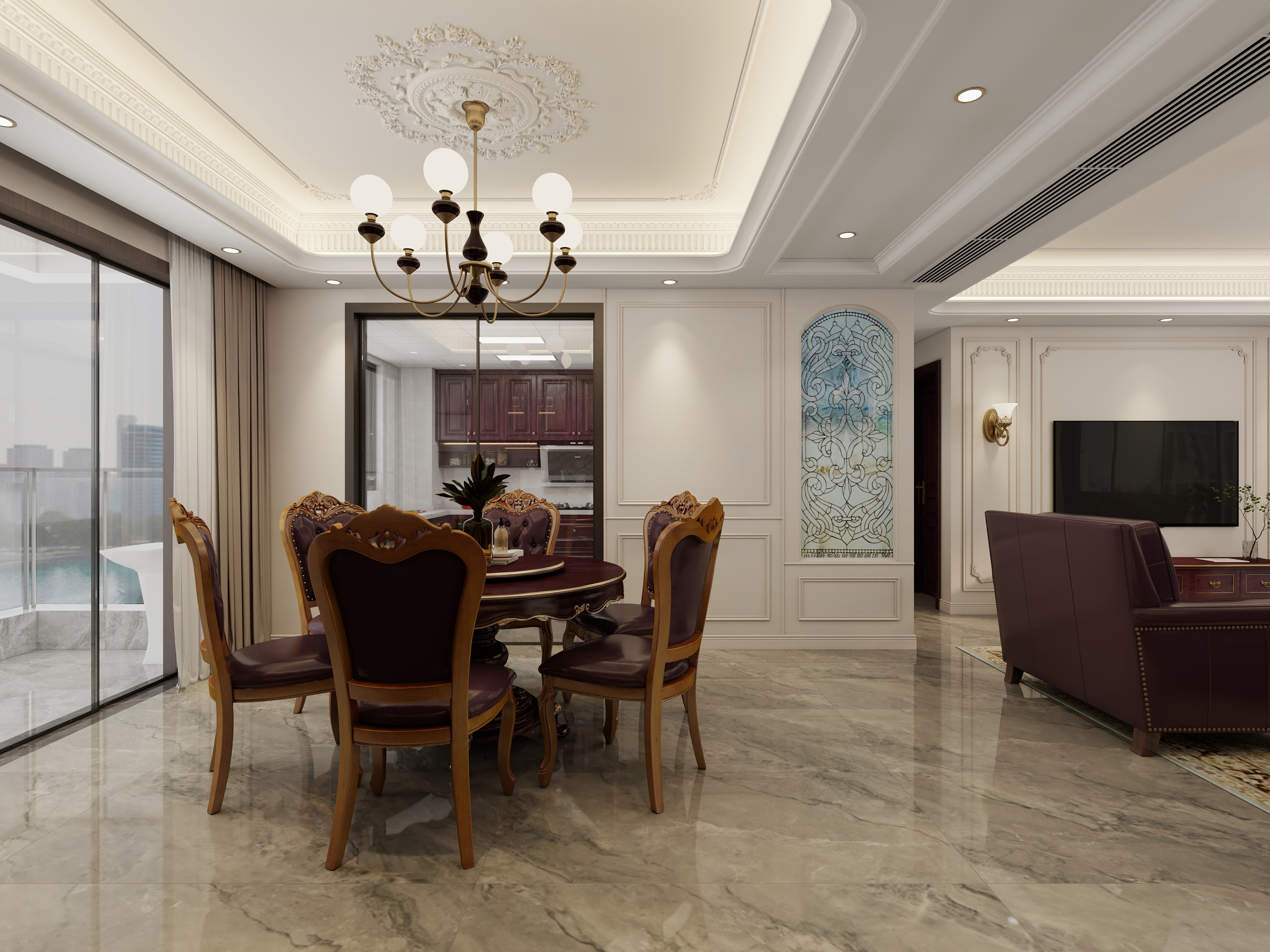 惠州装修找沫竹-梅州-奥园梅江天韵-威廉装修效果图