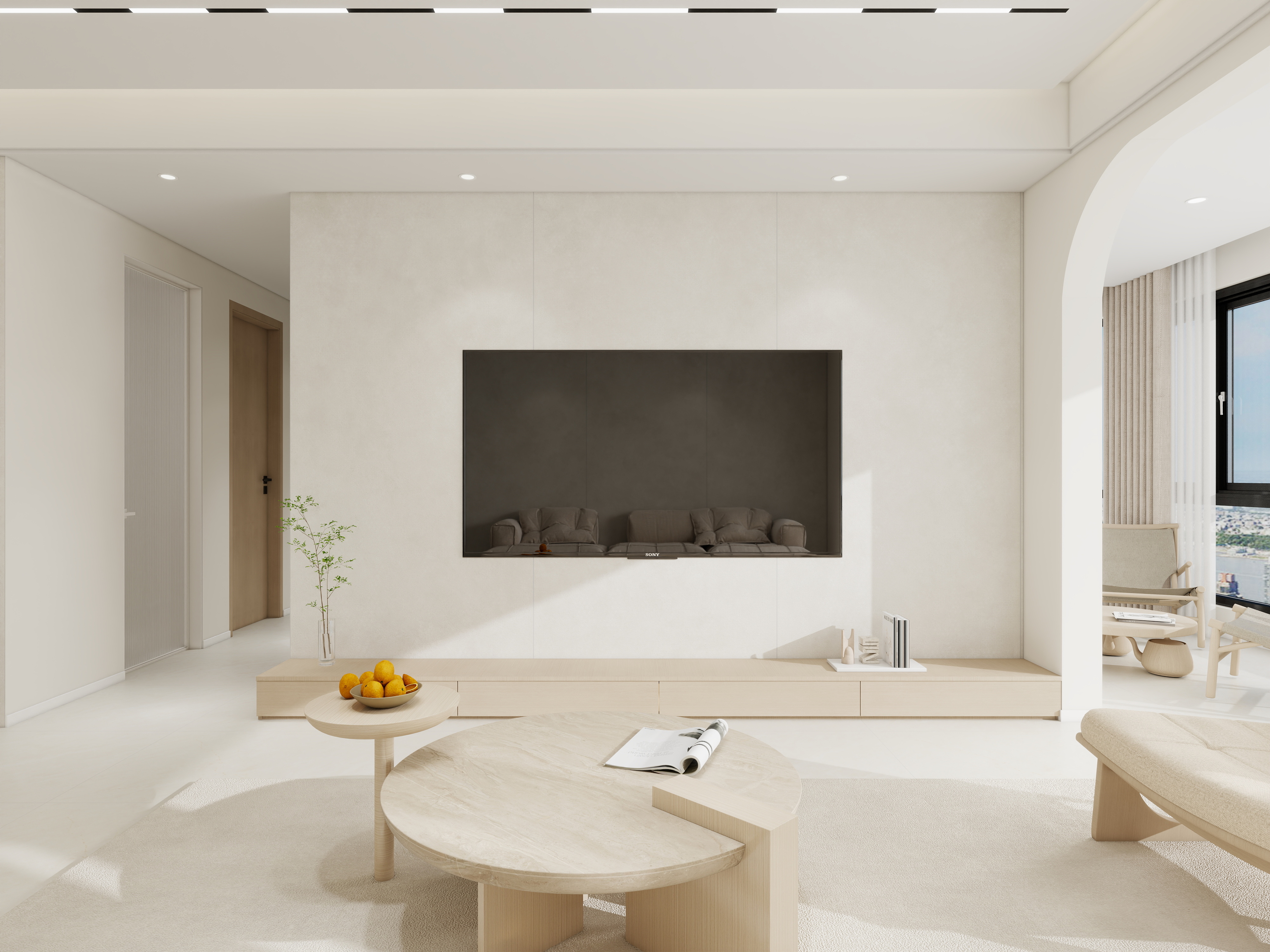 星空设计500一套-原木151㎡4室装修效果图