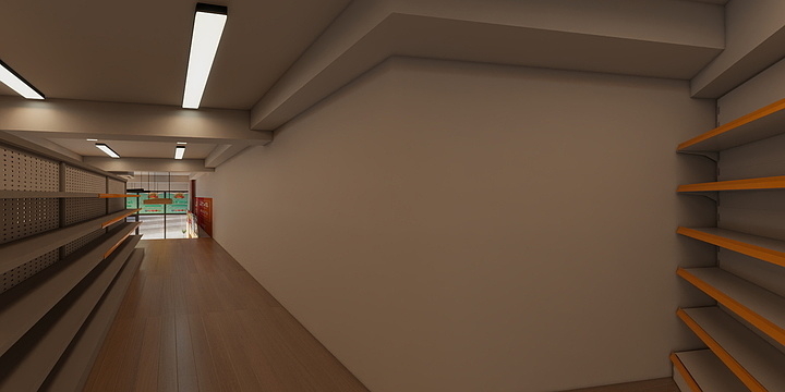 罗福居全案设计-新块15便利店-装修设计方案