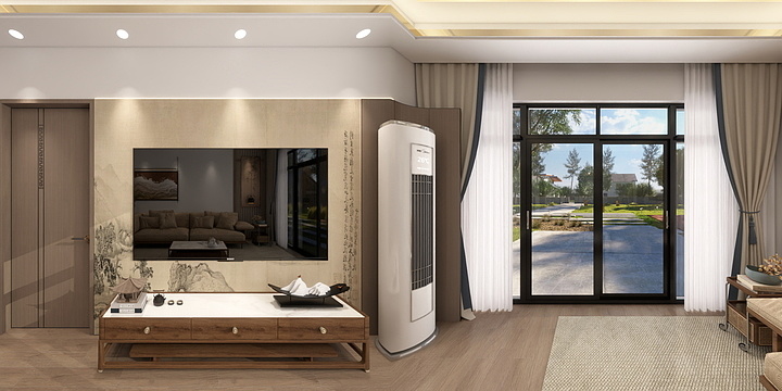 Anju设计-现代新中式风格案例-装修设计方案