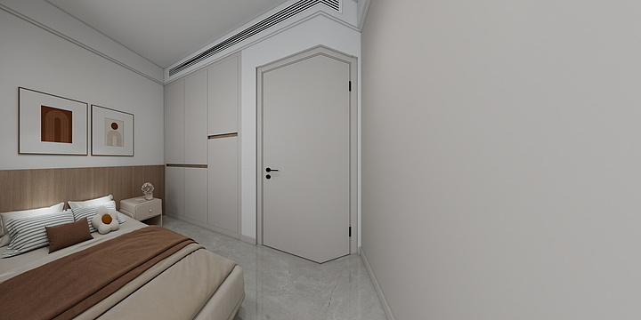 MK董设计-国奥天地现代简约-黑色柜子-装修设计方案