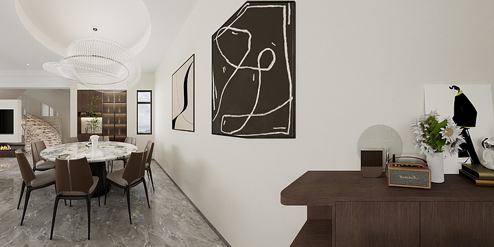 維斯Weis视觉设计-美林湖花漫湾复式-装修设计方案