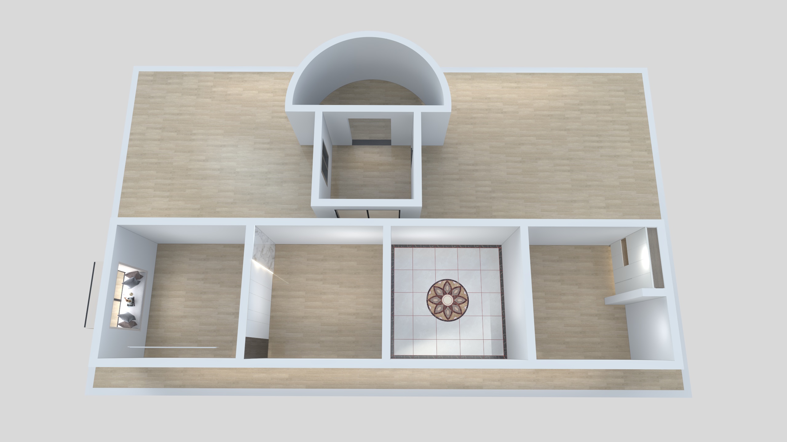 小小AqRH-小小-中级实操考核户型-装修设计方案