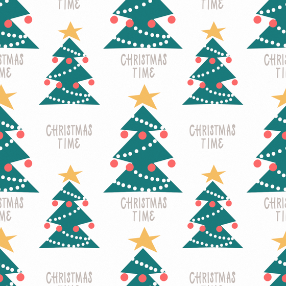 Christmas Green Wallpaper 1000*1000 3D Model