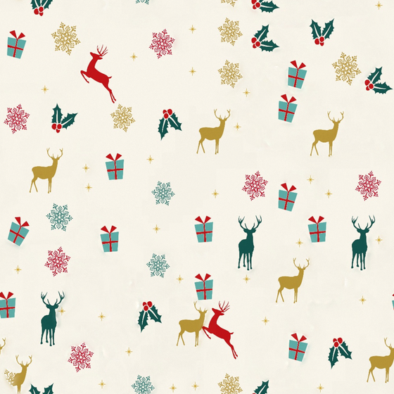 Christmas Wallpaper 3D Model 1000x1000 in Orange