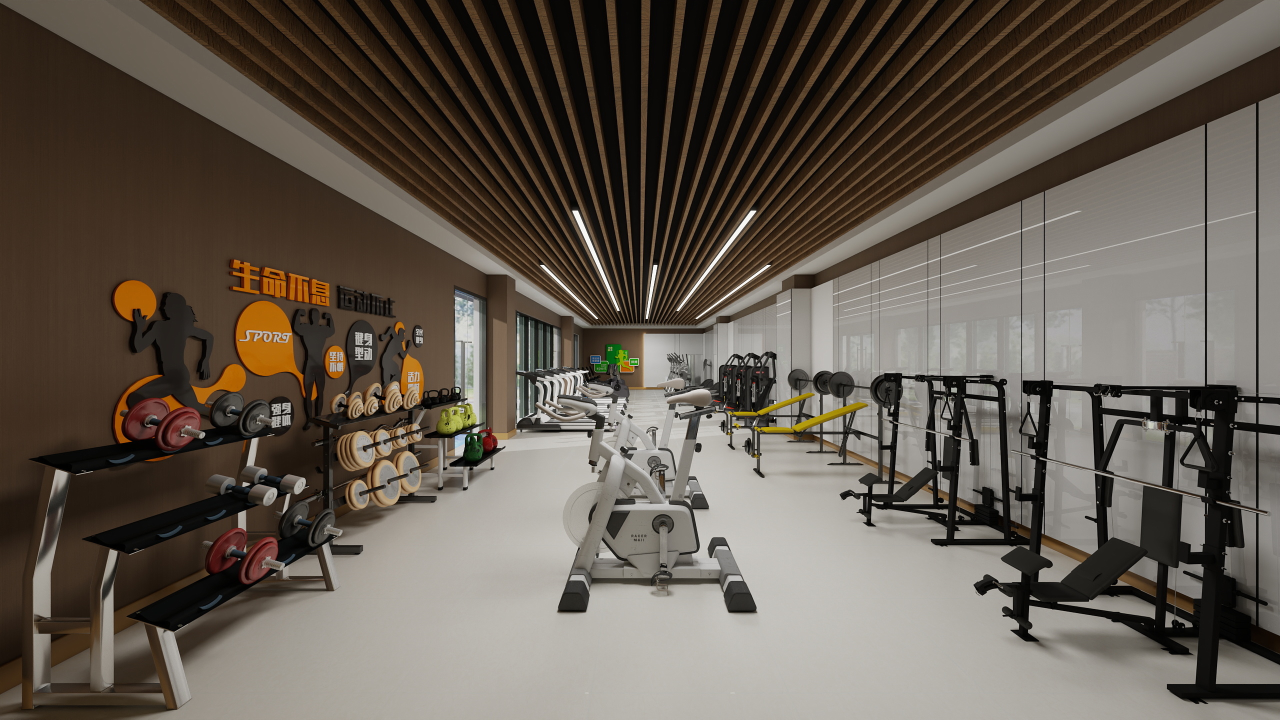 預約幕後-健身房-装修设计方案