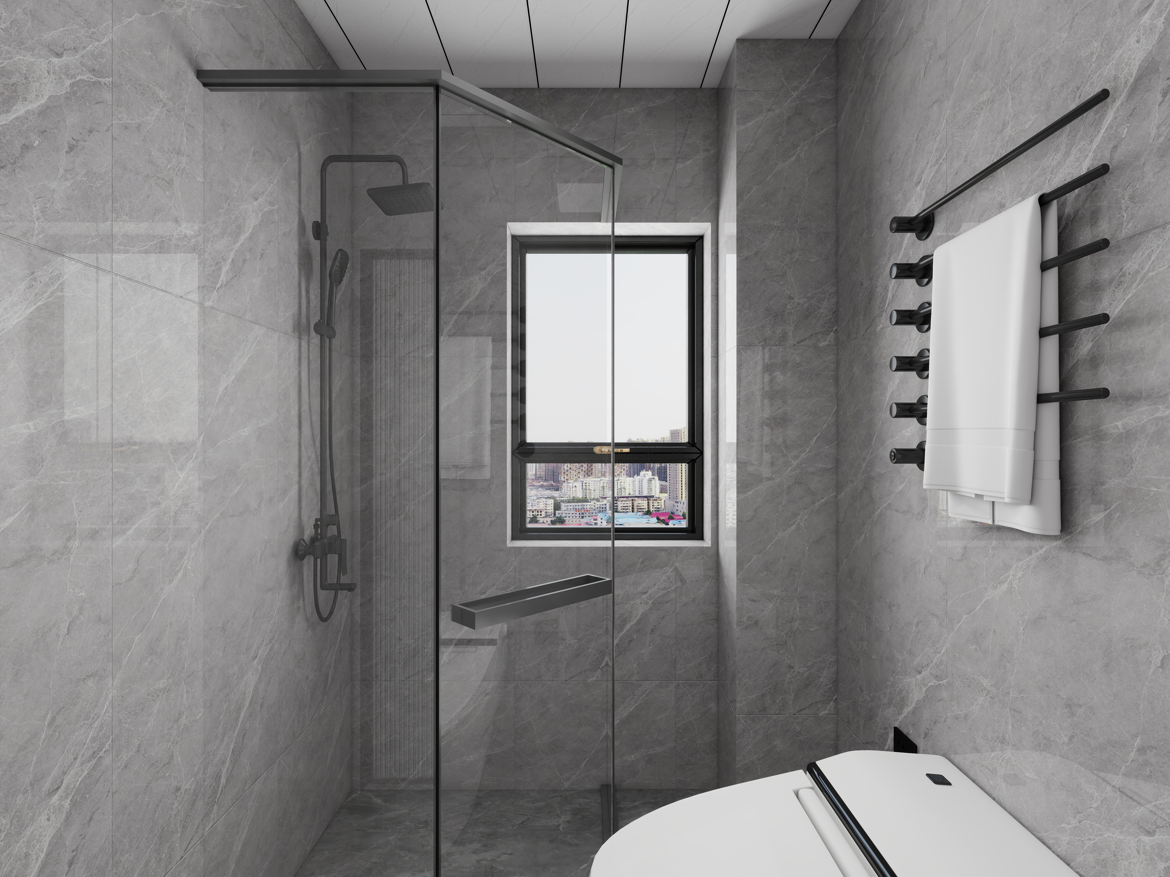 艺雅丽-160平后现代 一层卫生间2装修效果图第1张