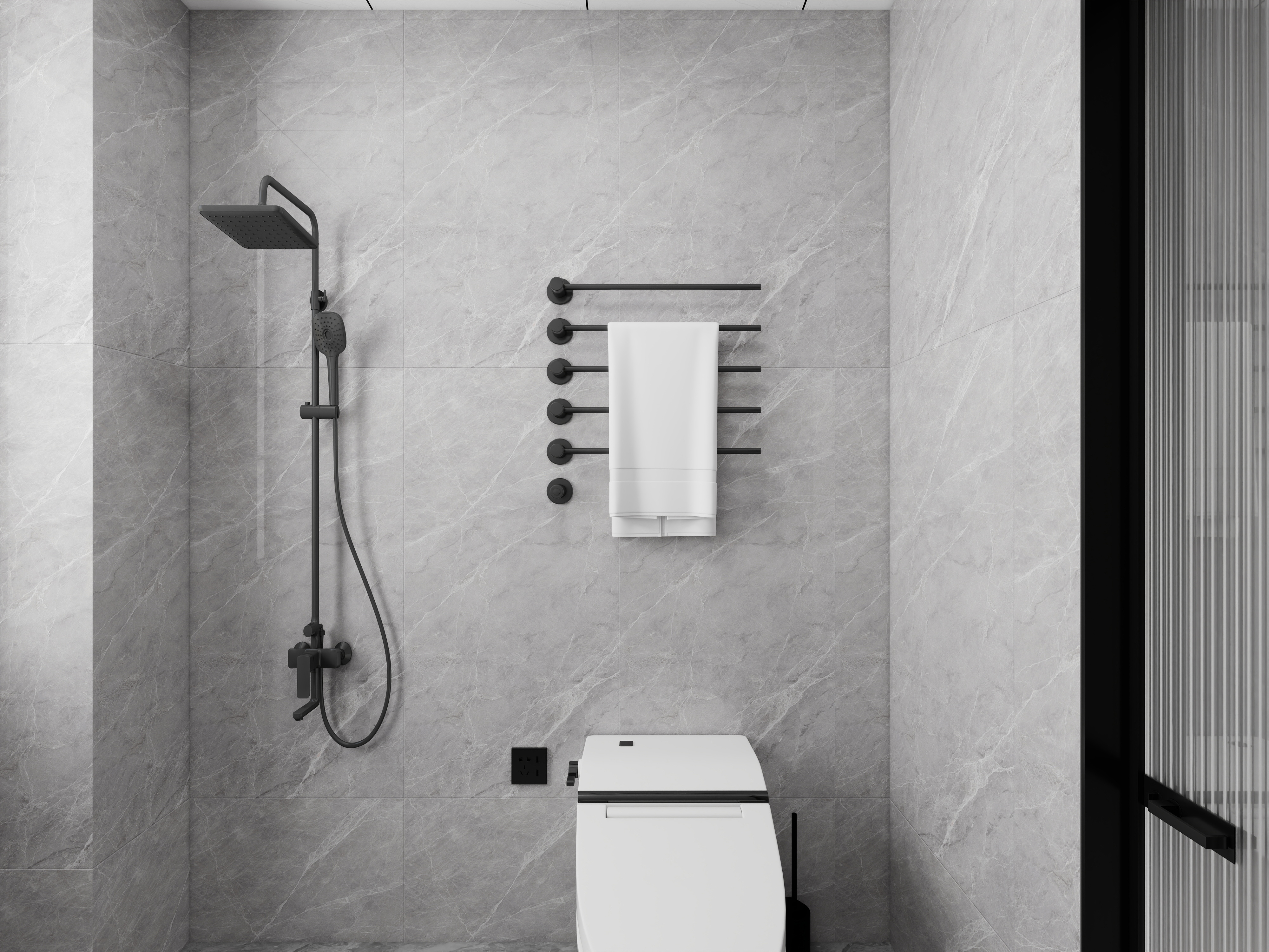 艺雅丽-160平后现代 一层卫生间装修效果图第2张