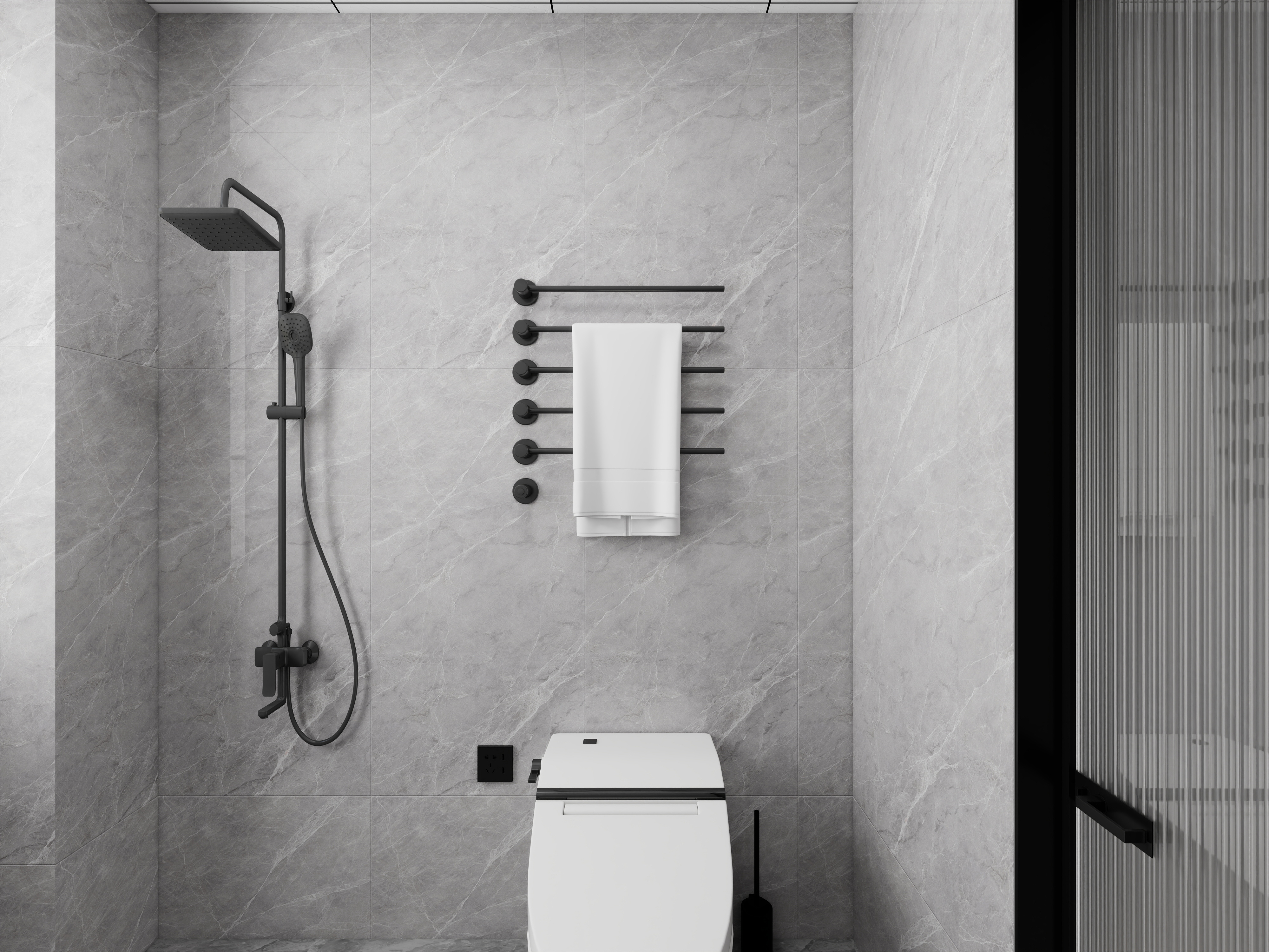 艺雅丽-160平后现代 一层卫生间装修效果图第1张