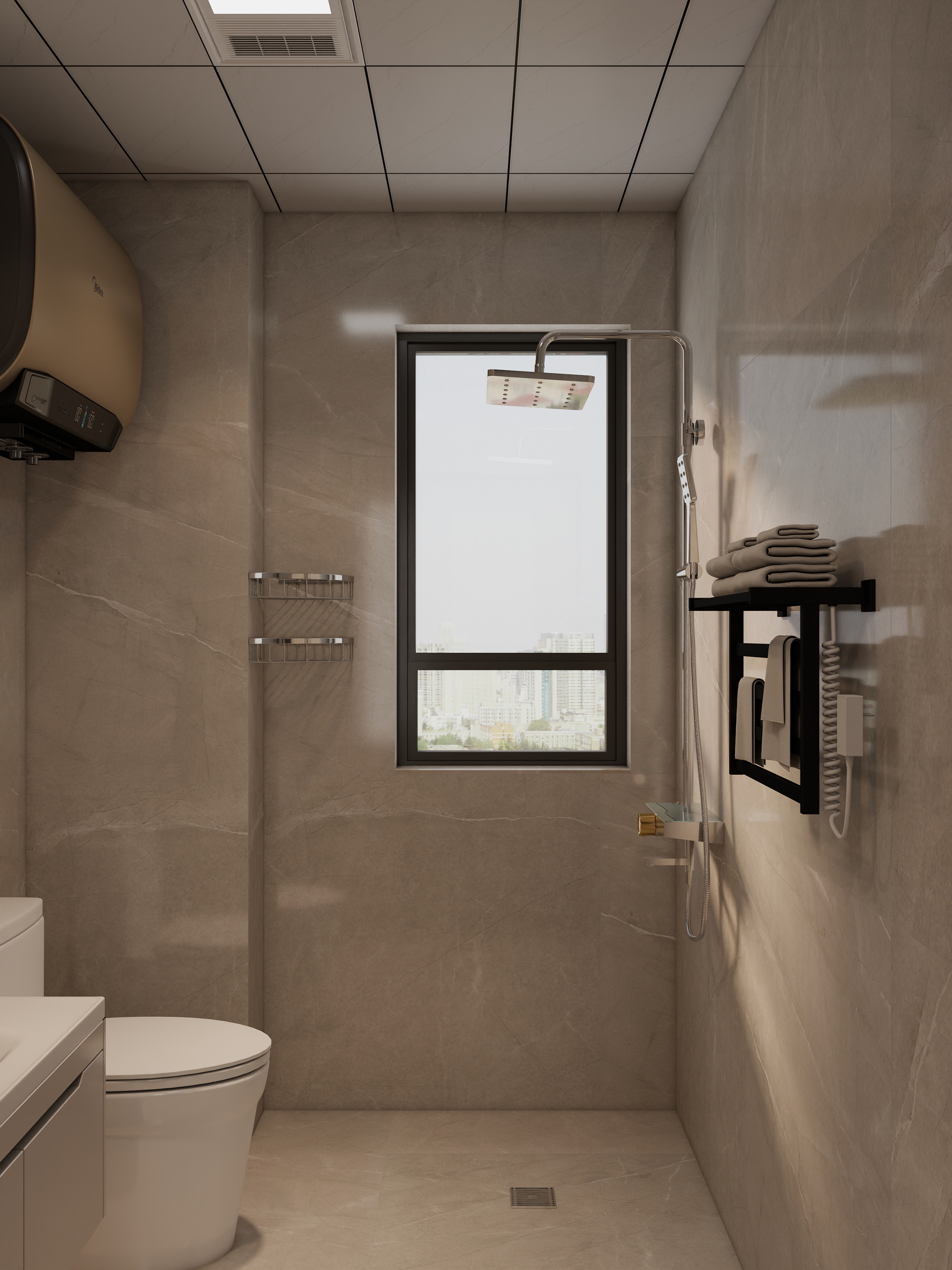 G-熠-意式轻奢122㎡三室效果方案装修效果图