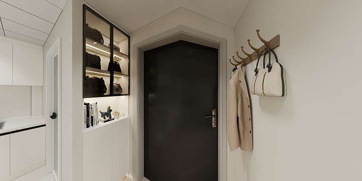 装饰设计-田举-涡北公租房效果图-装修设计方案