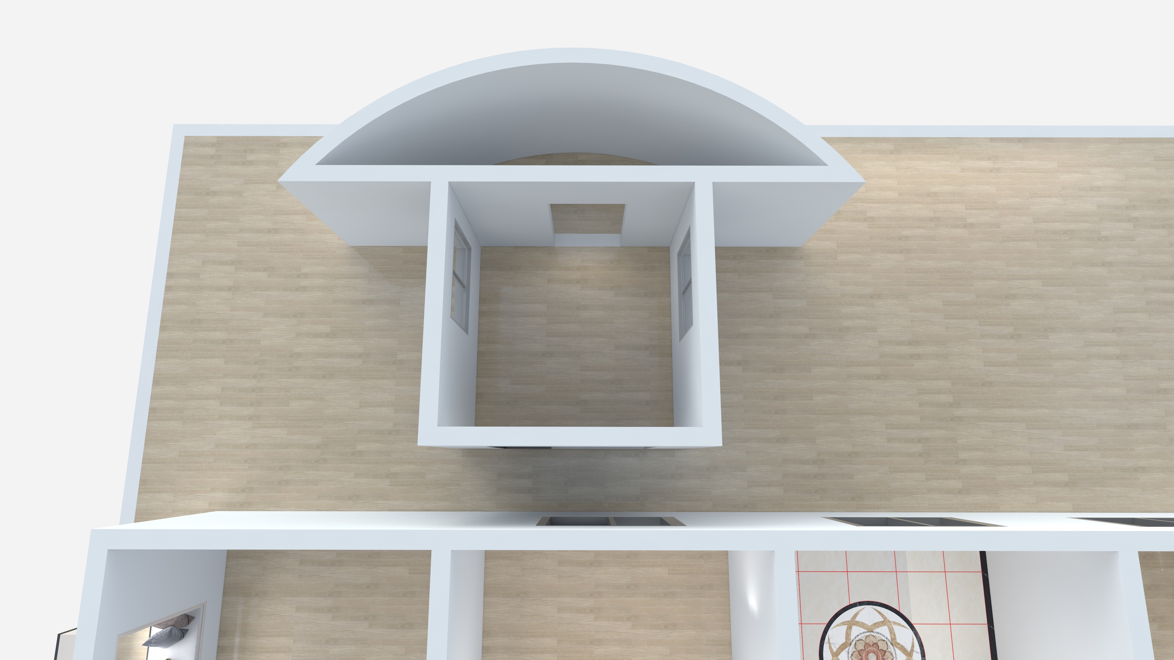 CharwsQb-中级实操考核户型-装修设计方案