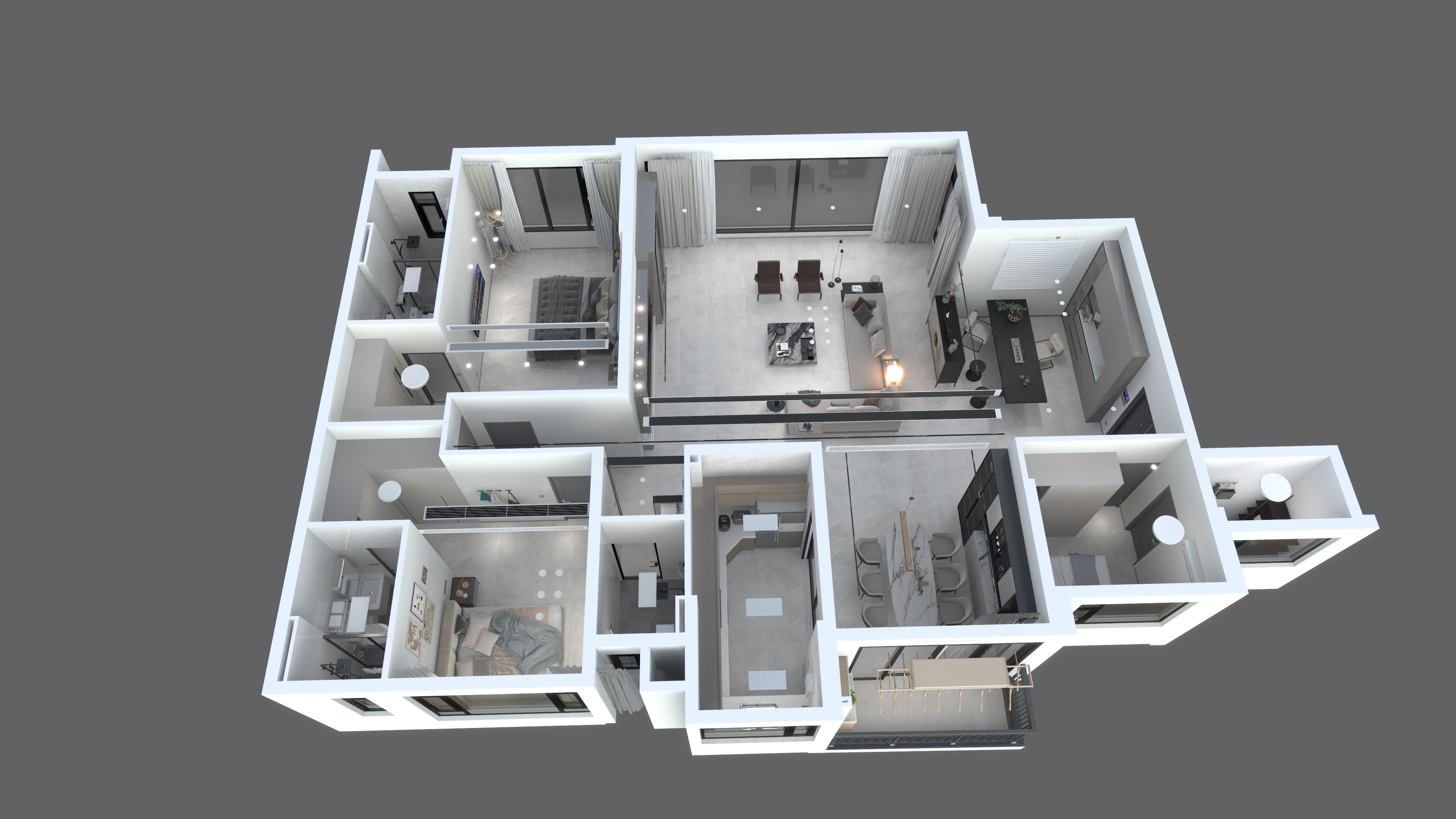 雅图装饰nUl-富居悦公馆2栋2003房方案-装修设计方案