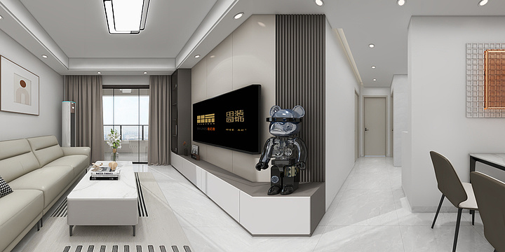 小胡子设计师-华创金麟府4-1-3102-装修设计方案