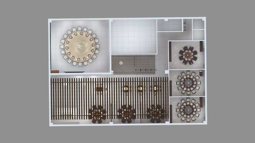欧派智能装修设计施工小刚15年-300平饭店国际御景城南门-装修设计方案