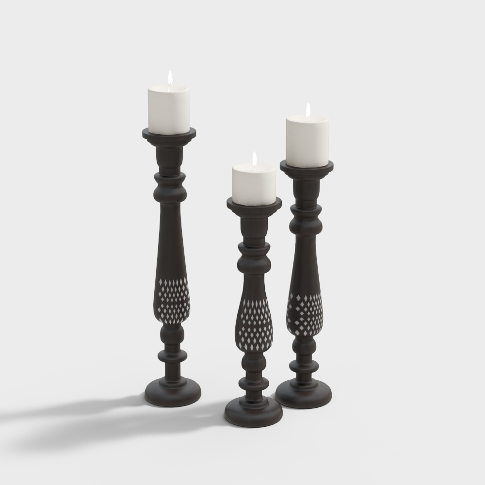 摆件-蜡烛3D模型
