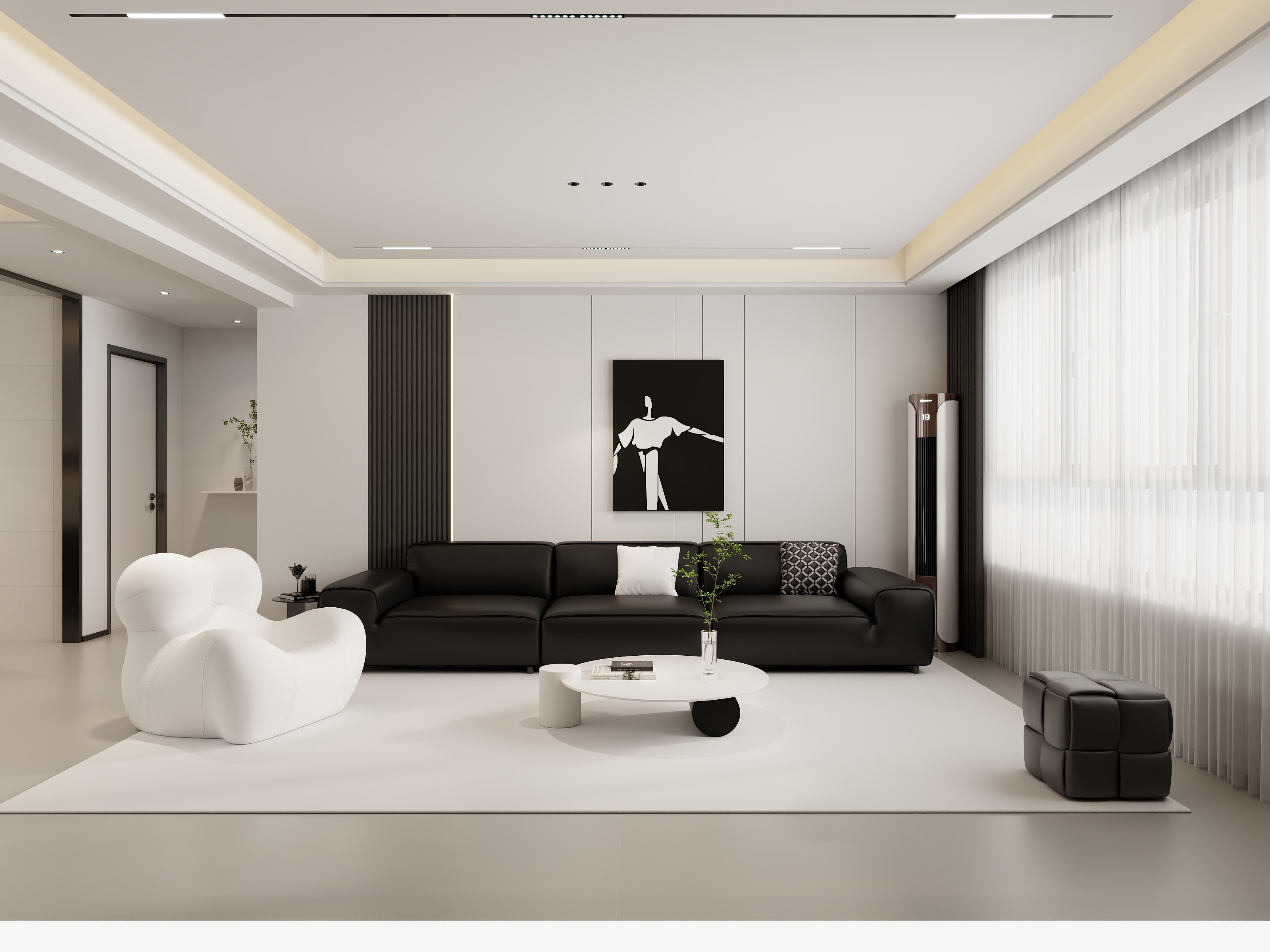 晨寜-观湖 现代风格-装修设计方案