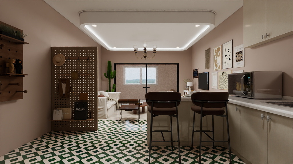 CkzcV-保利东湾55㎡装修效果图