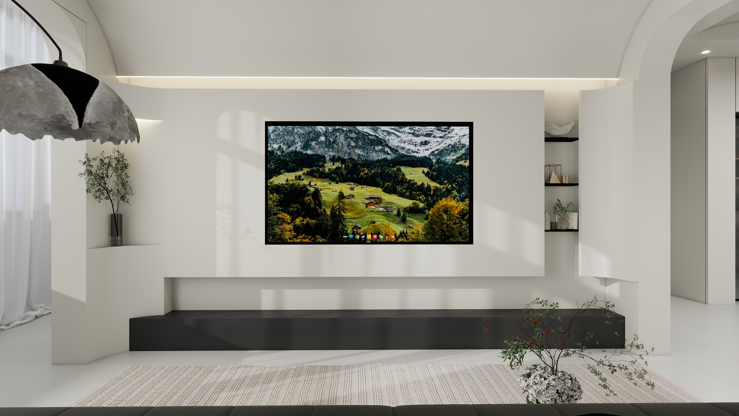 效果图只供参考实际效果以现场为准-109㎡2室-装修设计方案