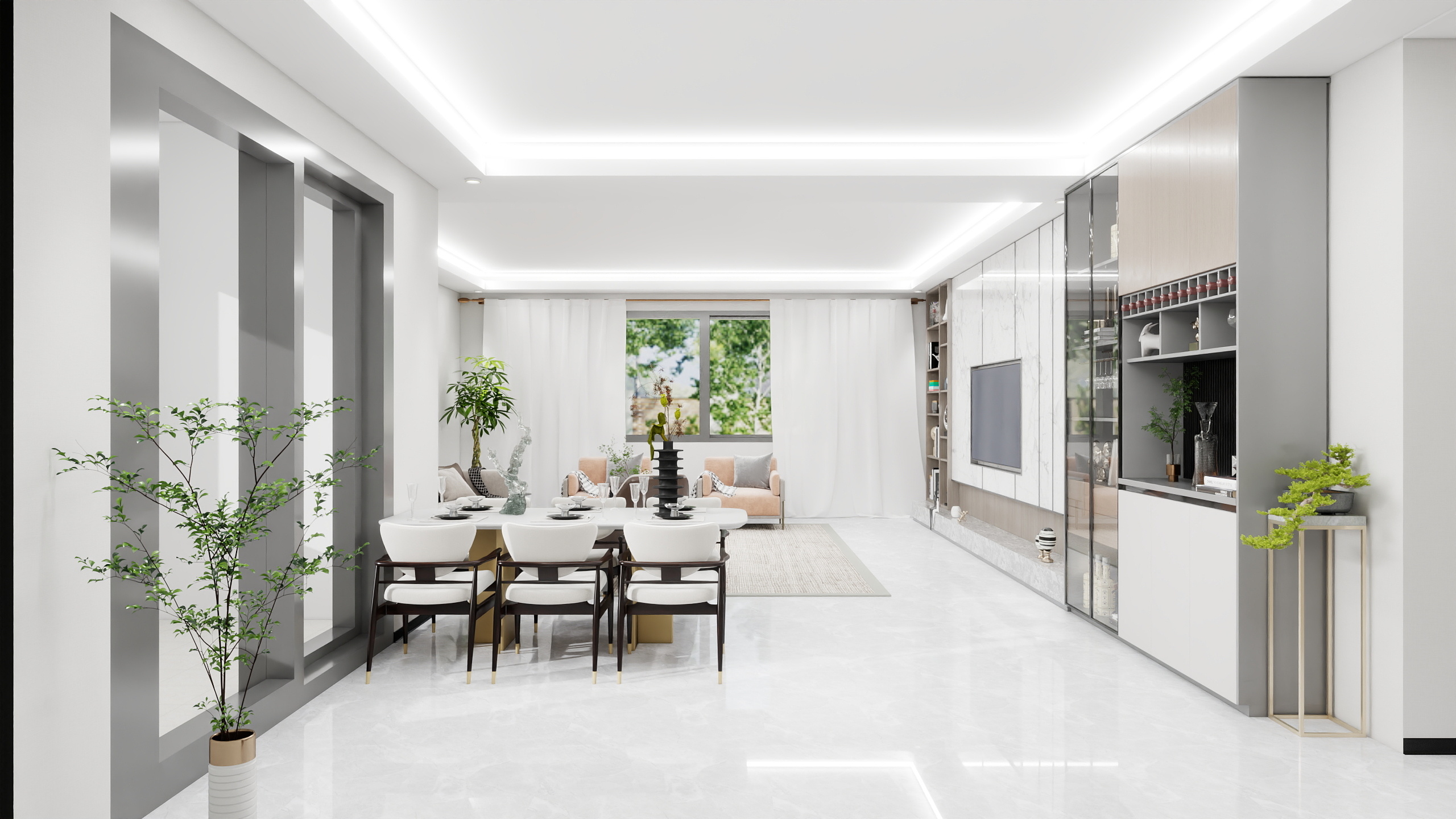 牧野时光-别墅扩建民宿700平方（集业主自住、餐饮接待、民宿住宿、棋牌娱乐等功能）装修效果图