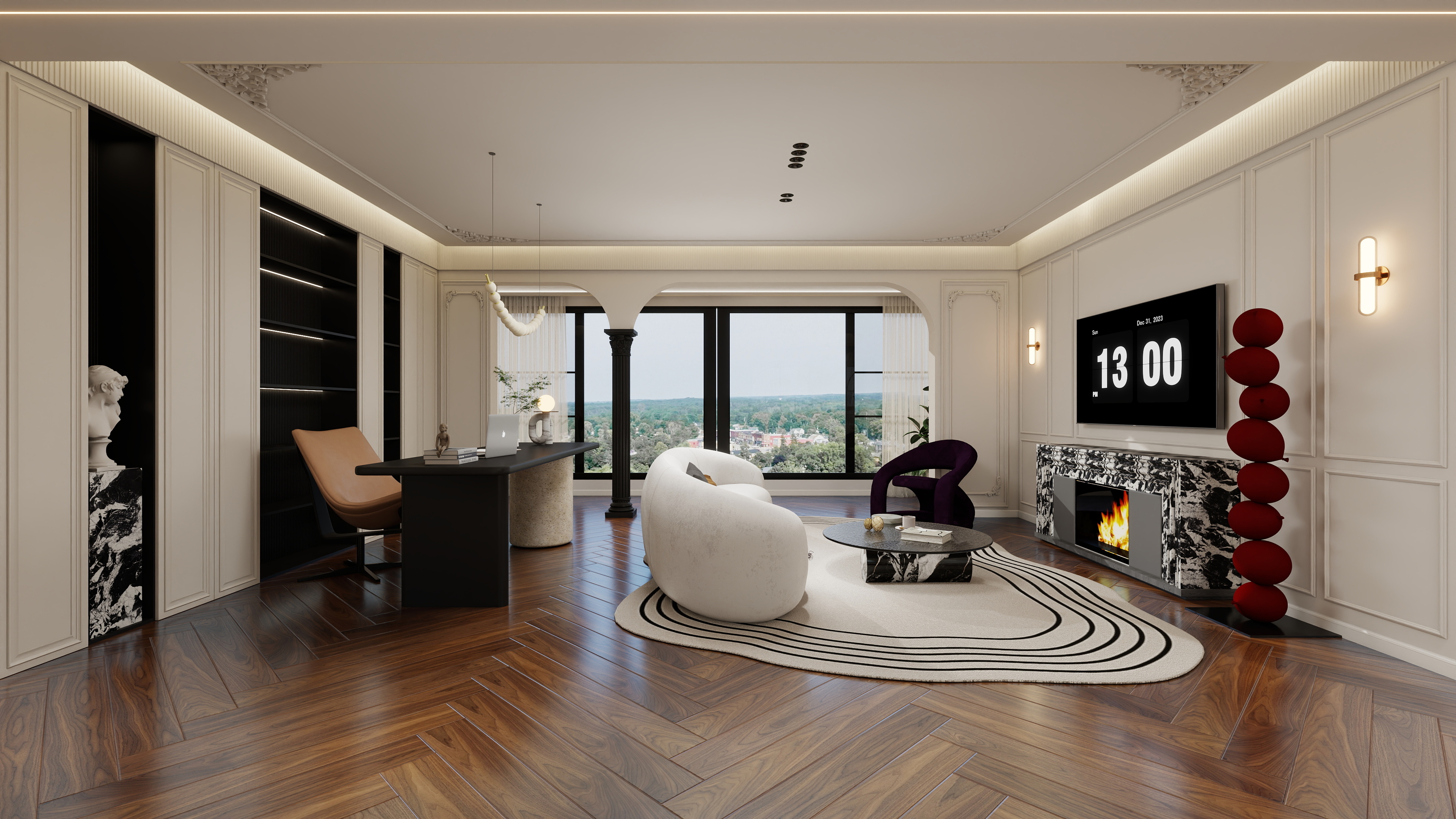 壹境-户型法式-装修设计方案