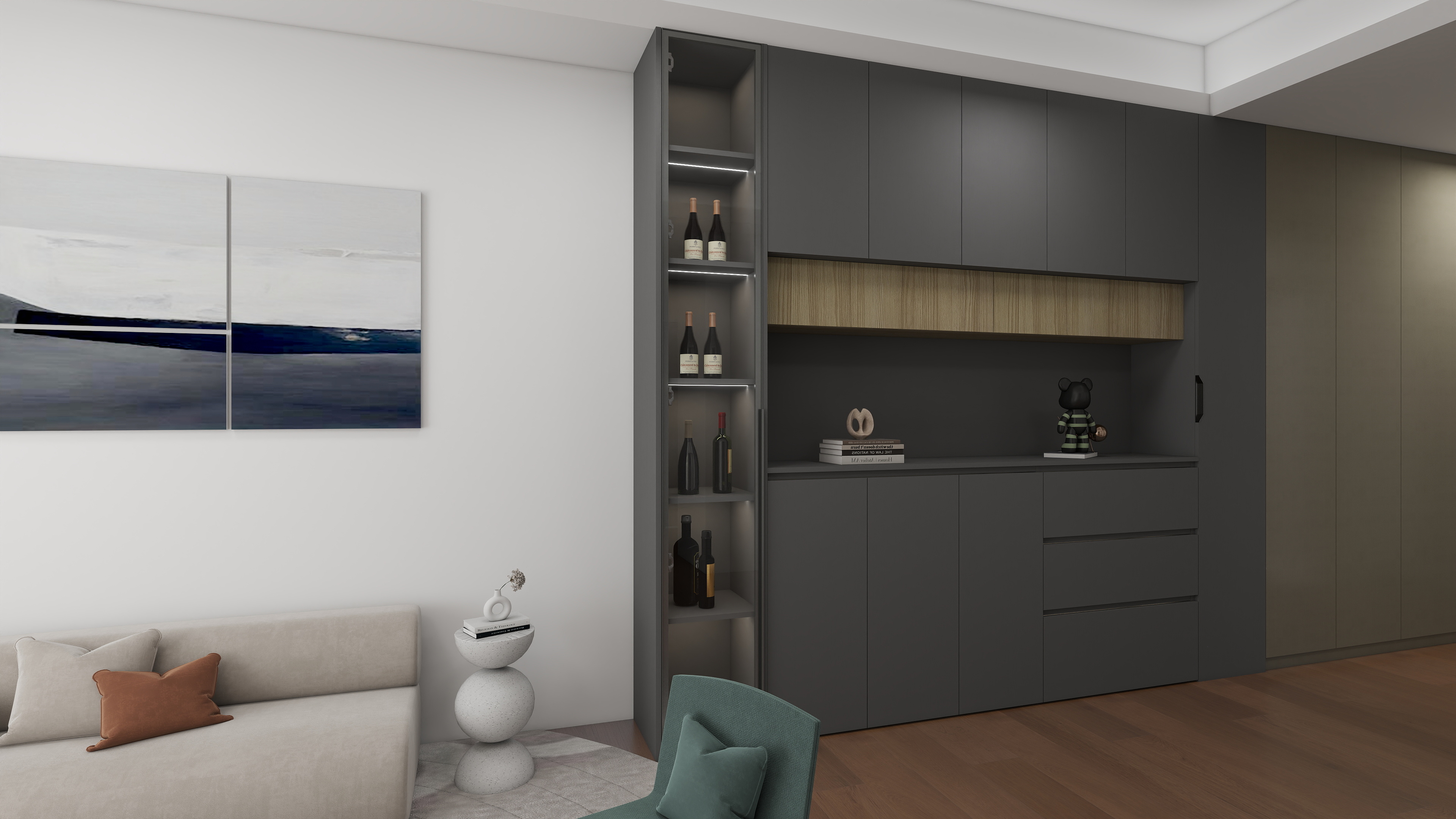 成都-权志龙-万科招商理想城-装修设计方案