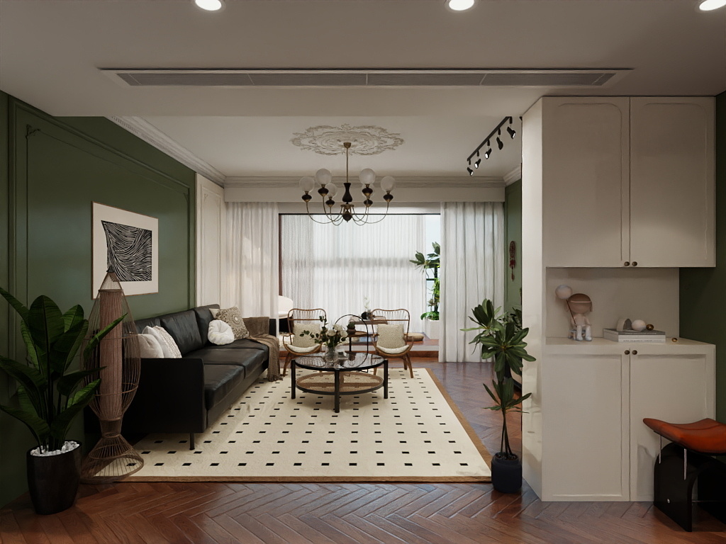 百里蓝川-恒大御景174㎡4室装修效果图