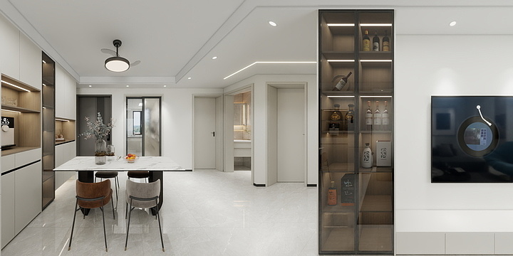 一瓢解千愁-80㎡现代(WU.M)-装修设计方案