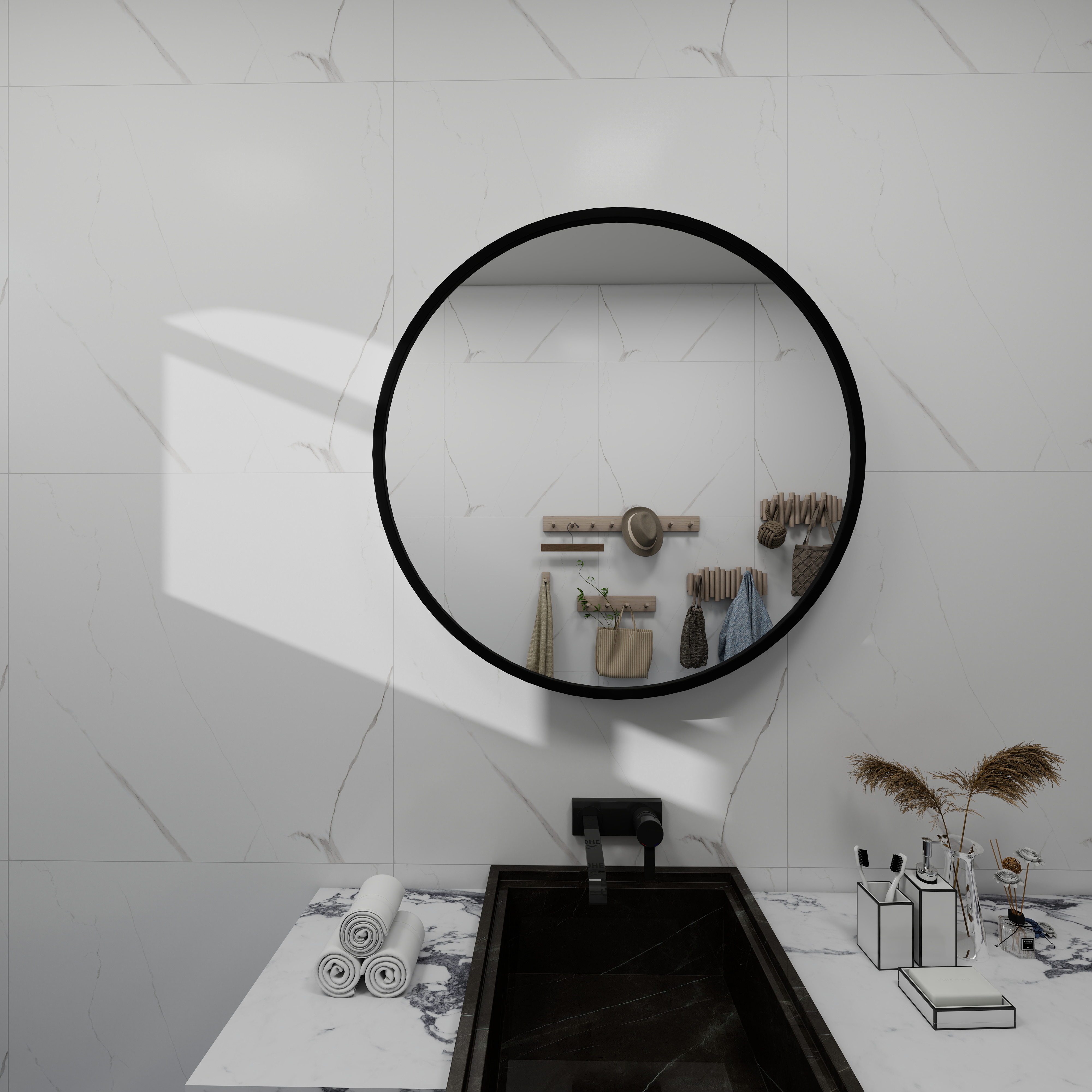 马程想-晨胧华庭住宅小区167㎡4室一层卫生间装修效果图第3张