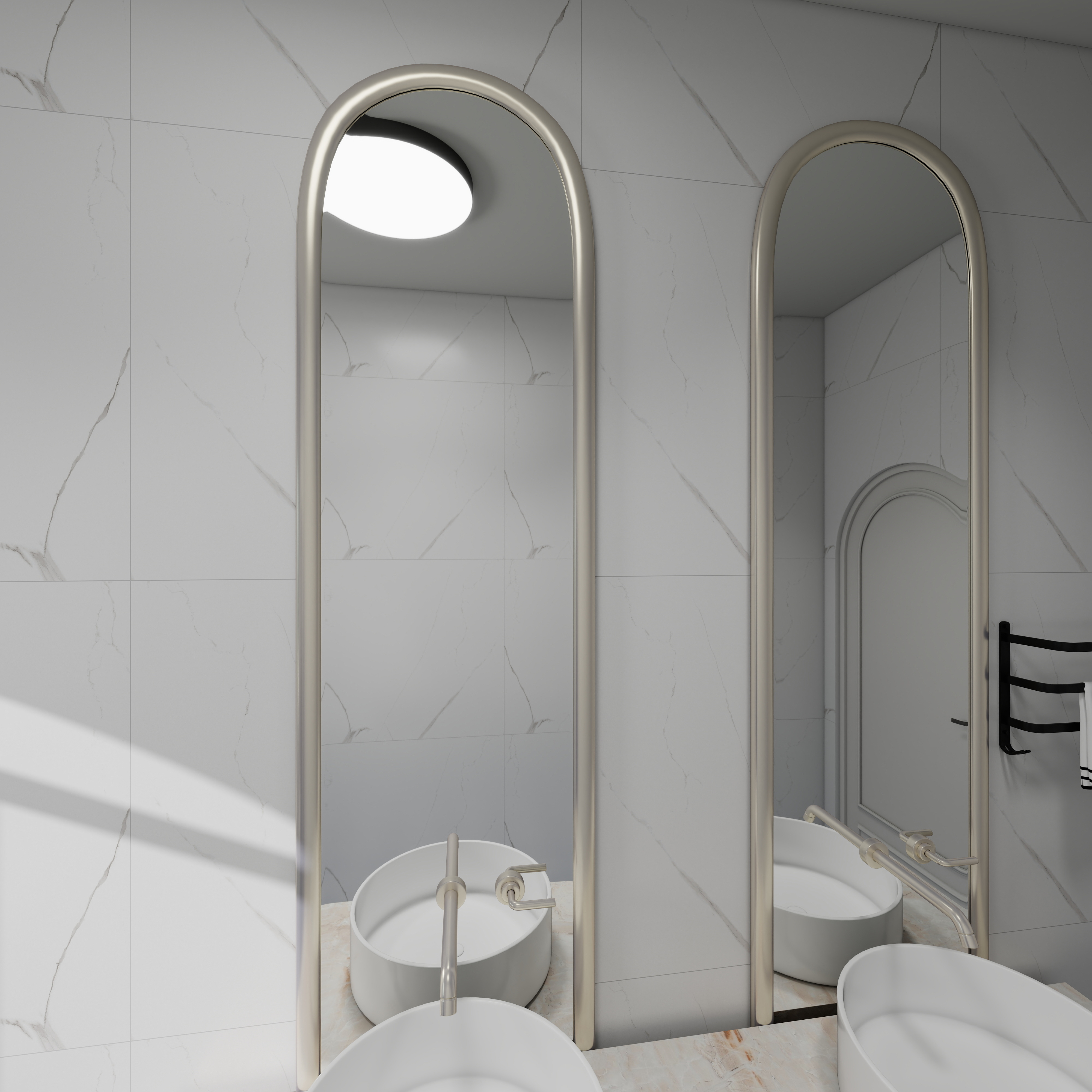 马程想-晨胧华庭住宅小区167㎡4室一层卫生间装修效果图第3张