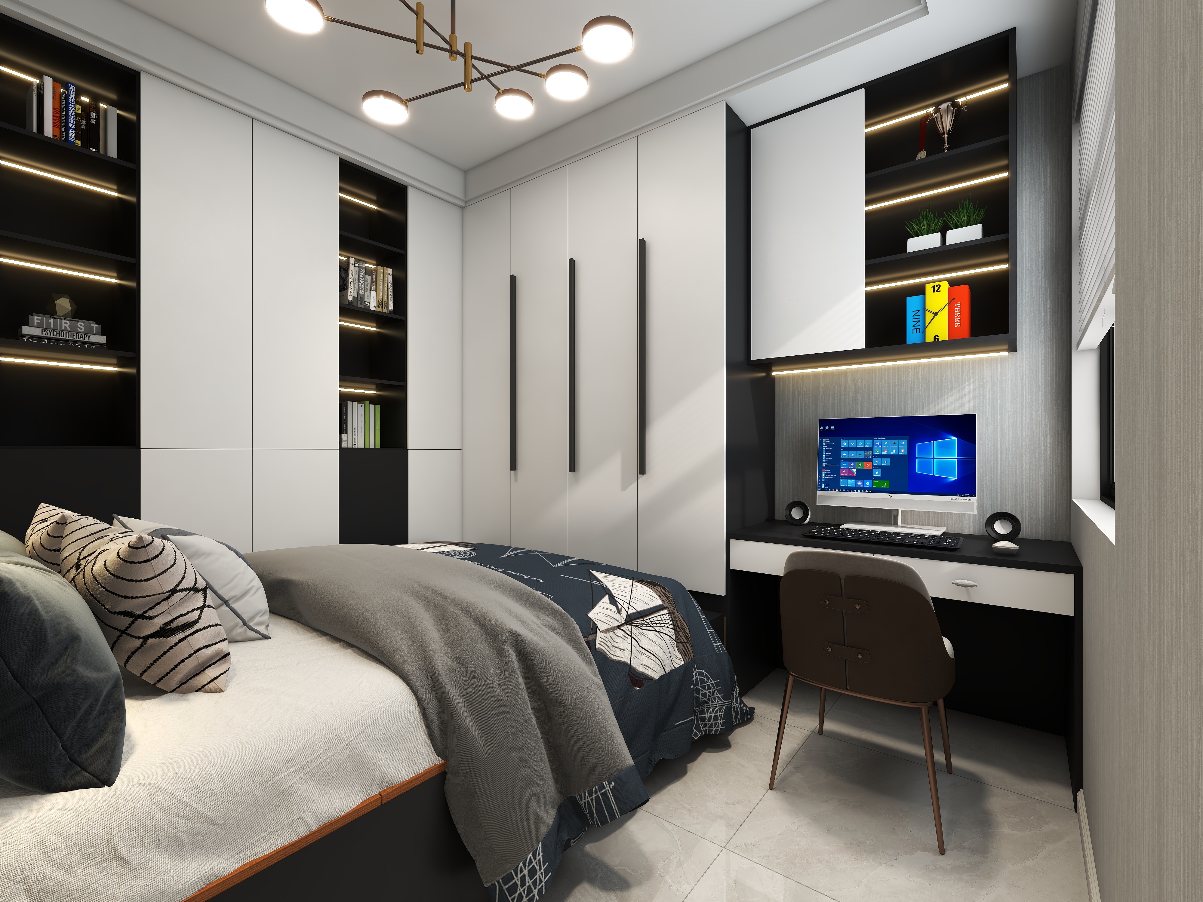 景成鸿彦-德馨花园-轻奢风格装修效果图