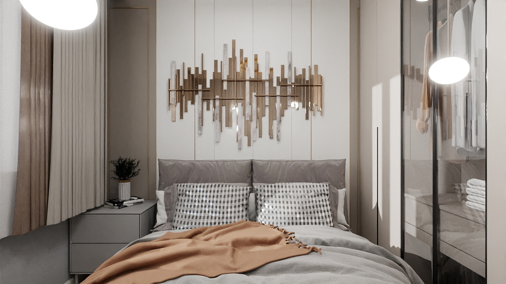 兰萱设计工作室-中德英伦联邦87㎡3室-装修设计方案