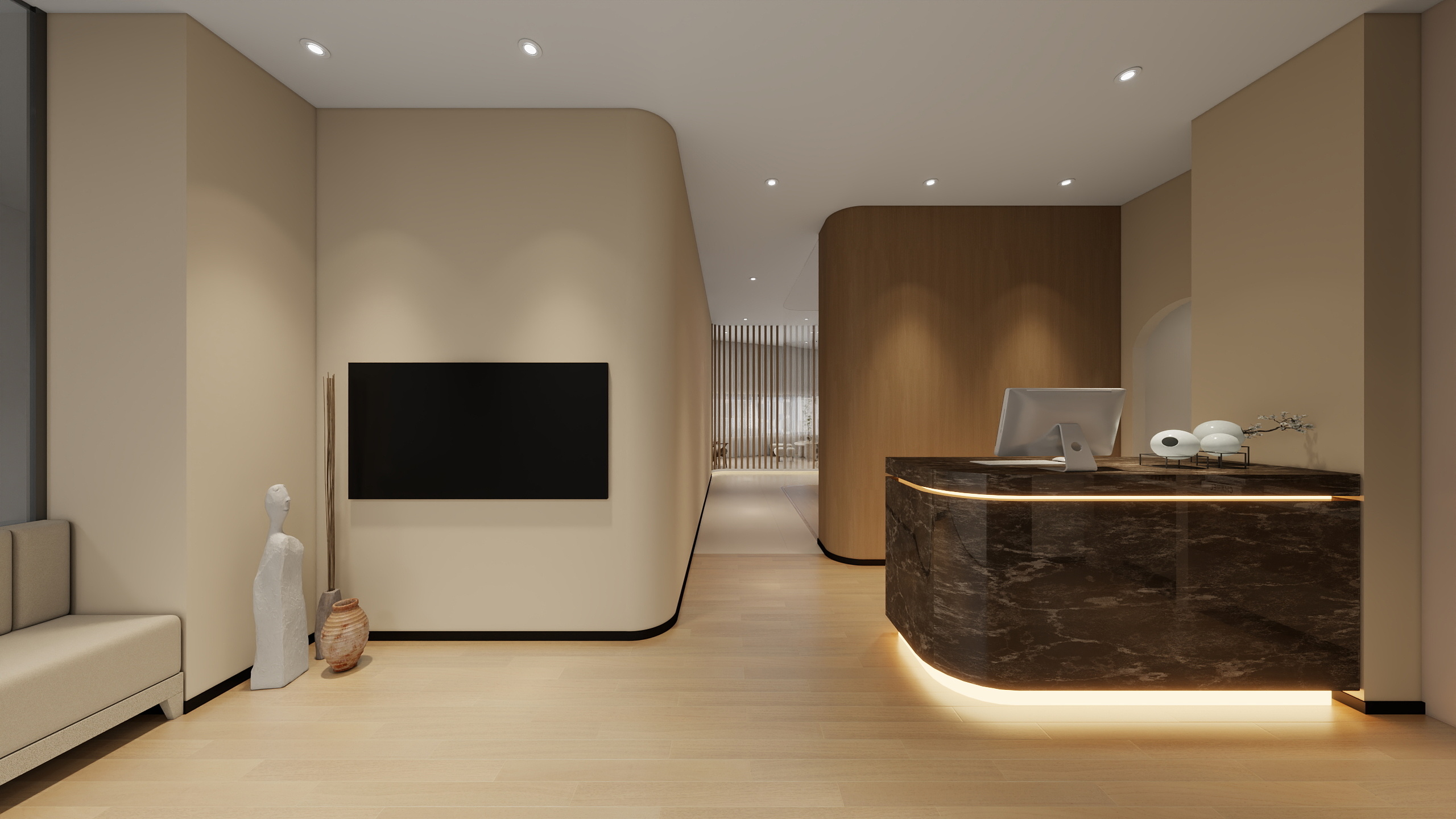 D設計事務所-美容院200m²设计方案-装修设计方案