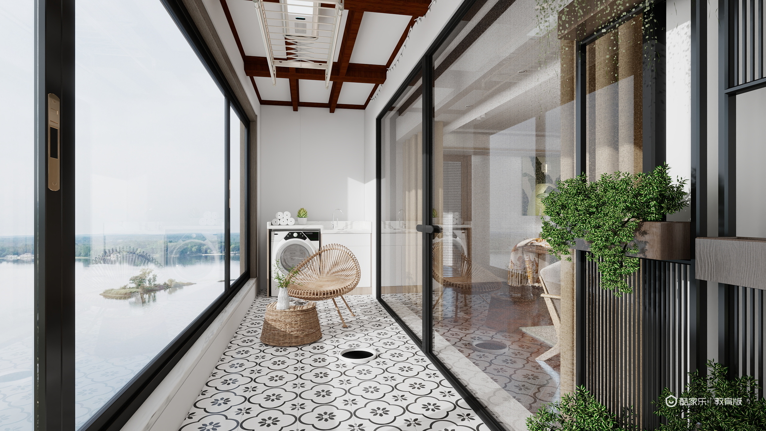 京东方-建业春天里161㎡4室装修效果图