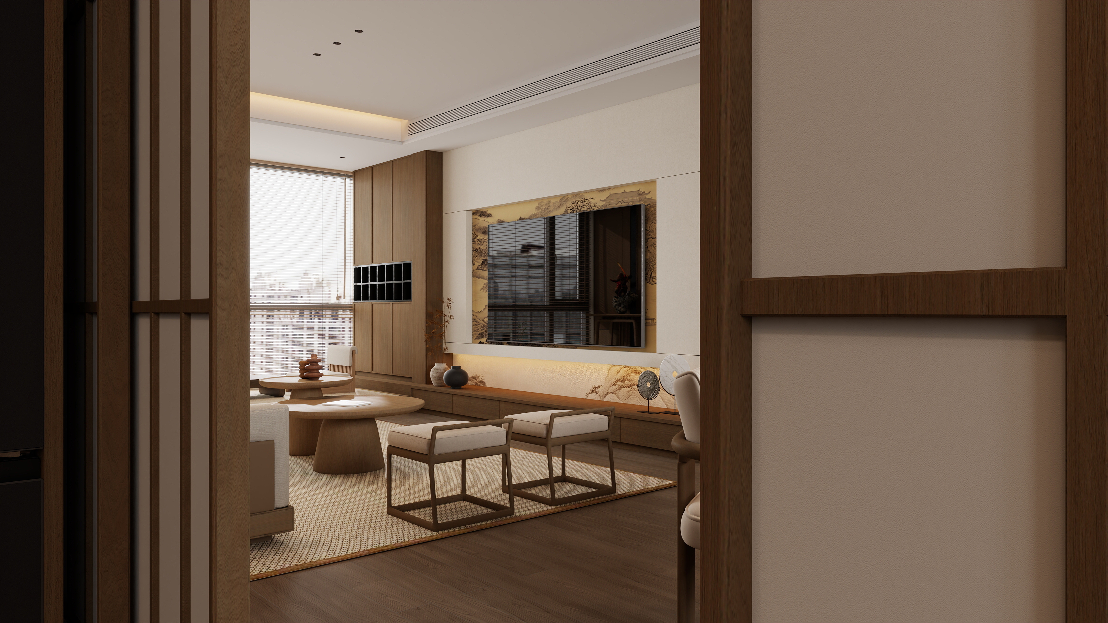 YZXDesign-129m²宋式美学装修效果图