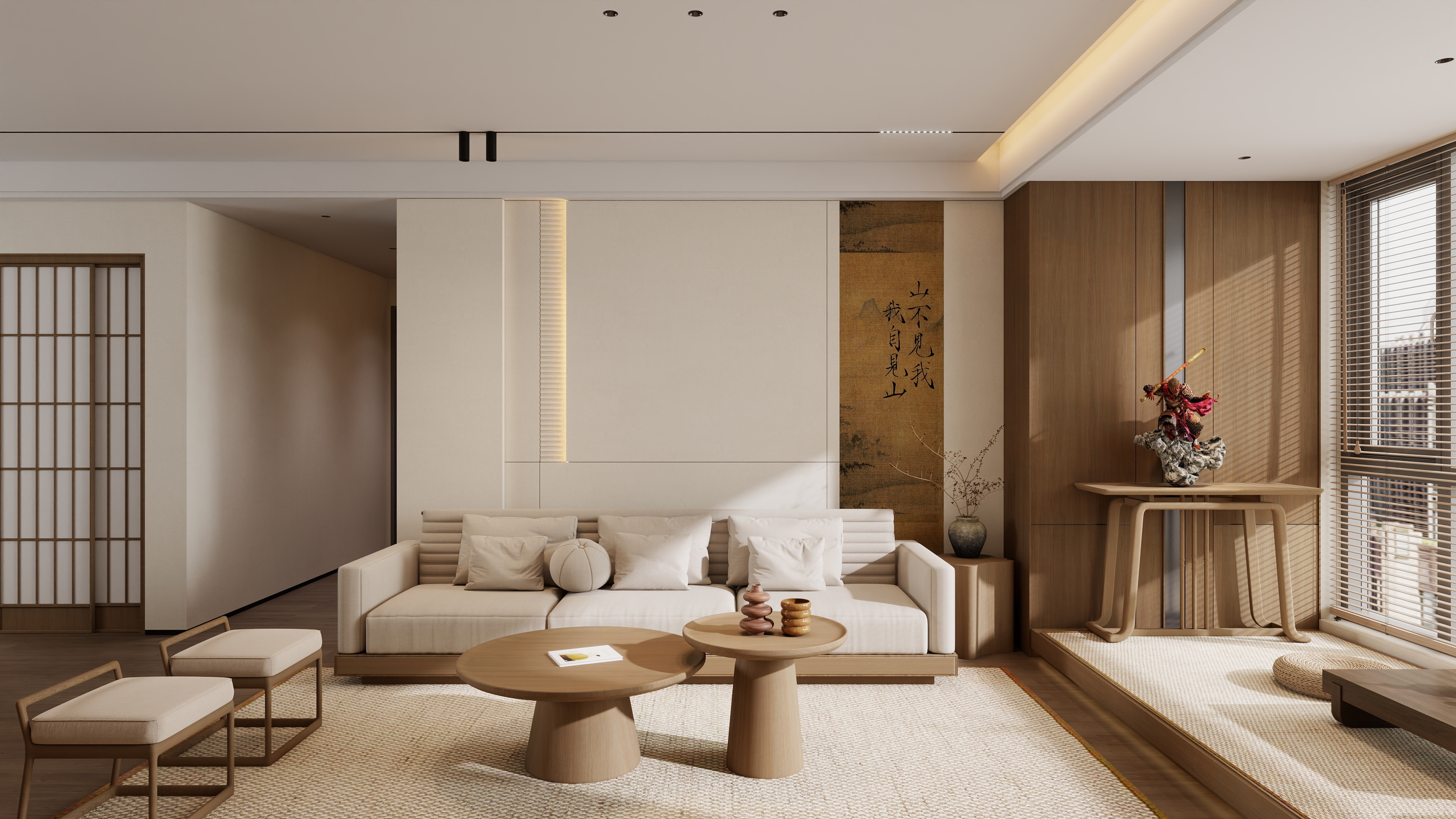 Jerry-空间设计-129m²宋式美学-装修设计方案