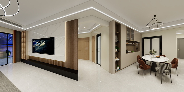 华富岩板全屋定制-东新高地8栋2501-副本-副本-装修设计方案