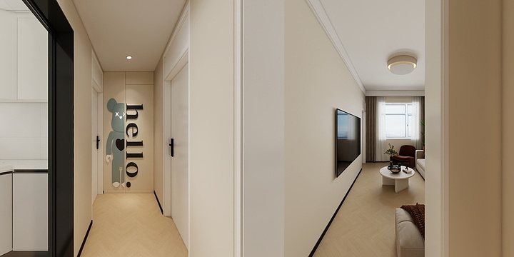 A室内设计全景-三里社区-装修设计方案