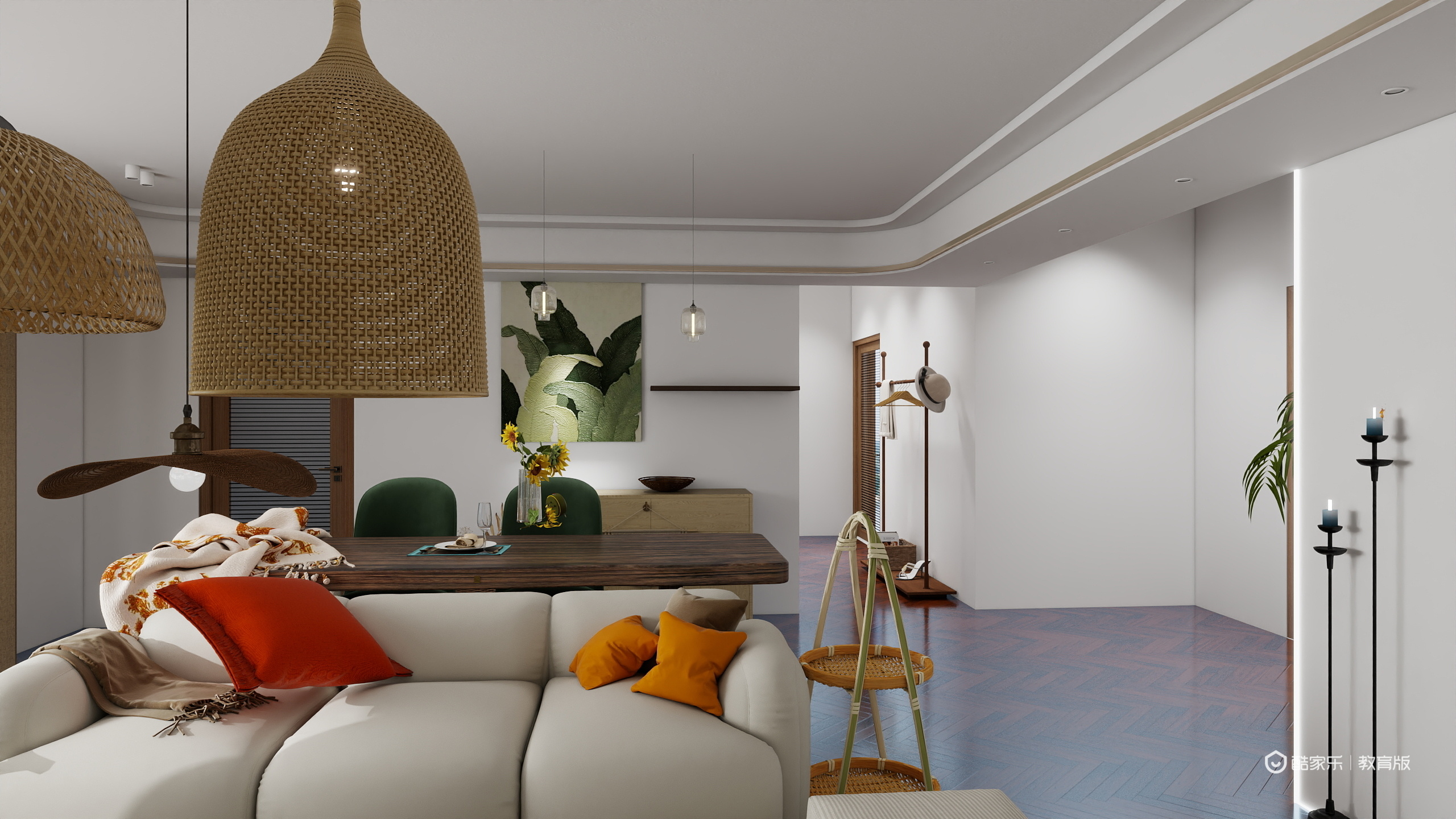 京东方-建业春天里161㎡4室装修效果图