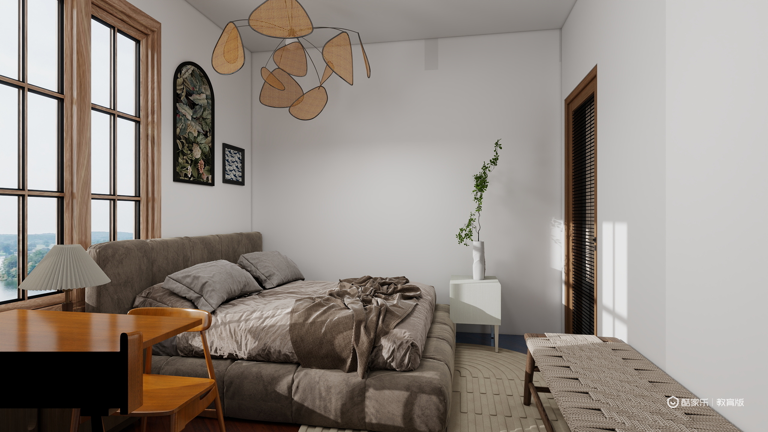 京东方-建业春天里161㎡4室装修效果图