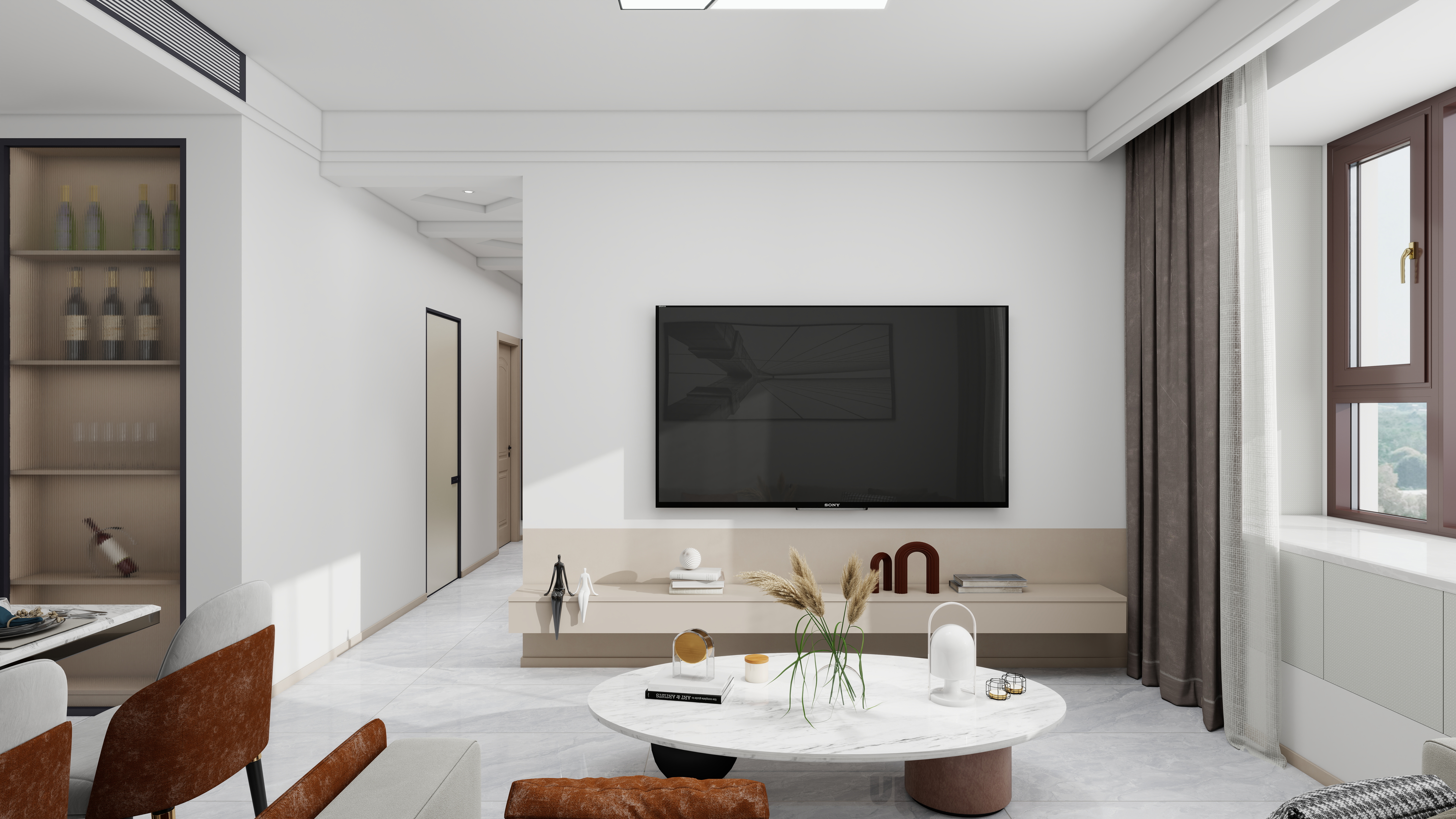 设计师姜晓宇-河东区万欣城荷园三室-装修设计方案