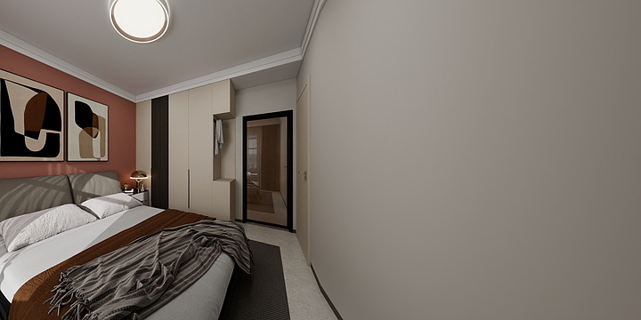 泓朝衣柜-未来城137西户型-装修设计方案