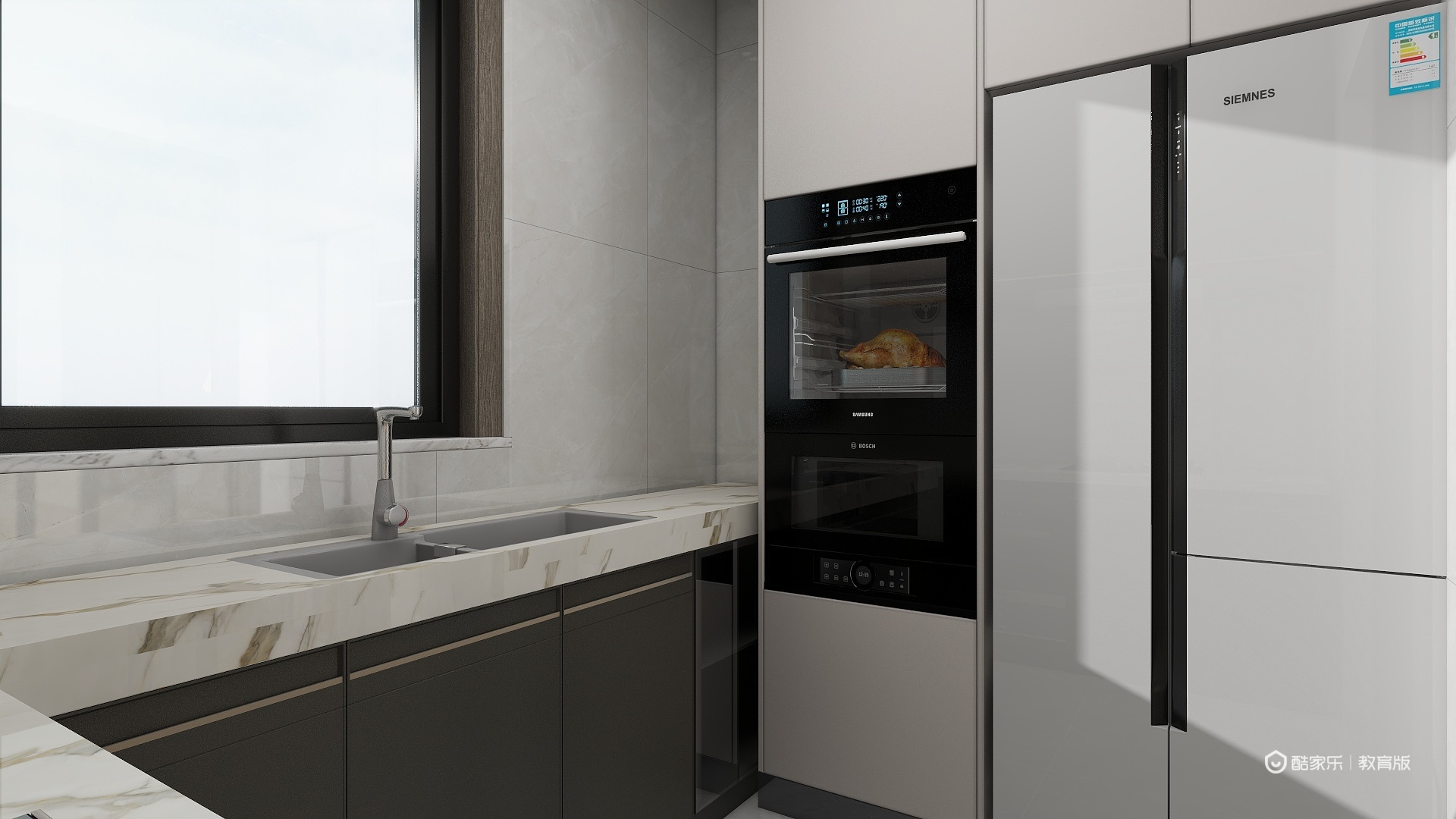 朱绘语-五居室现代简约轻奢风装修效果图