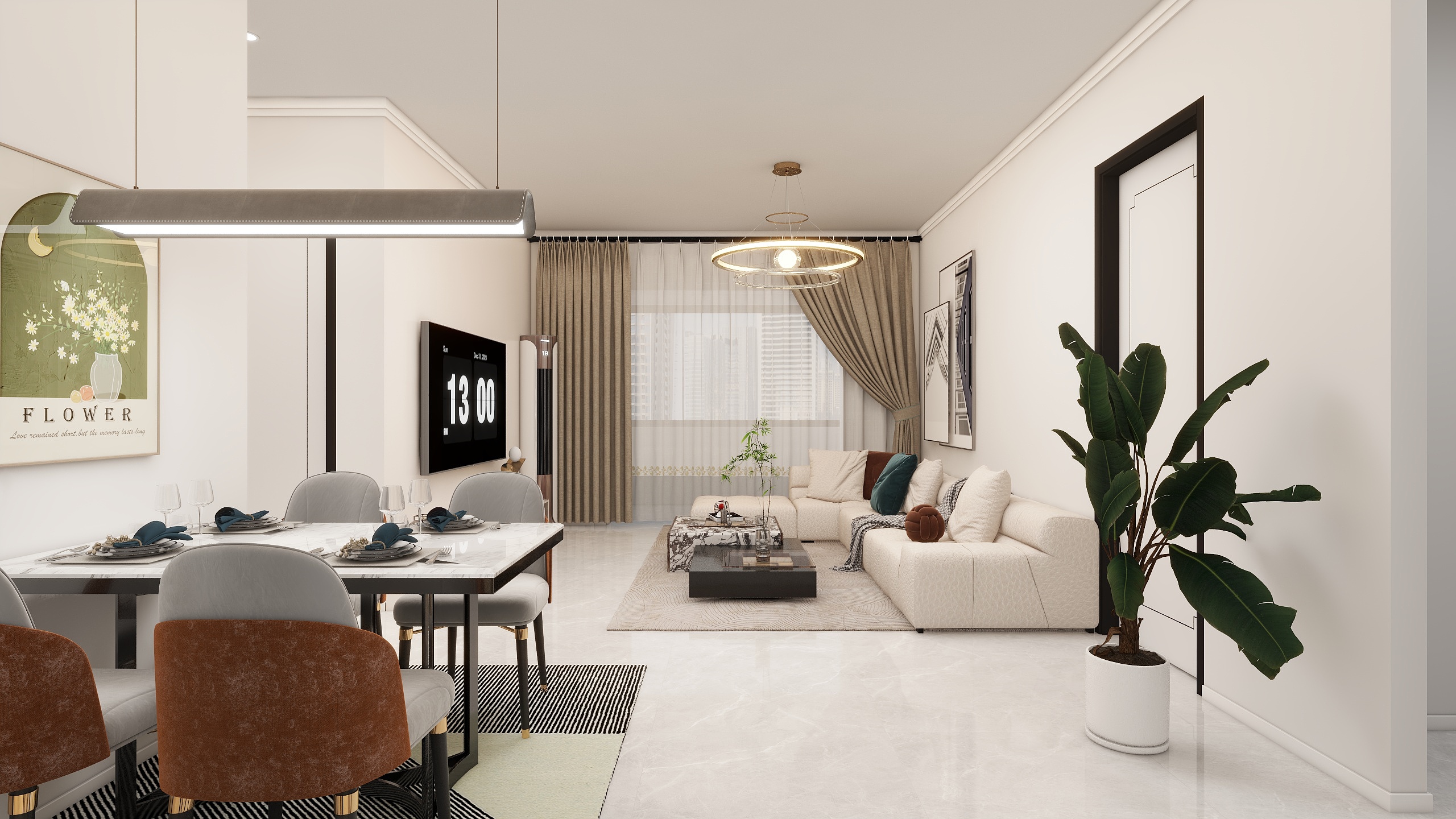 Hello-琳-珑悦一品108平效果图-装修设计方案