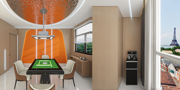 邯dan~-kk台球俱乐部-装修设计方案