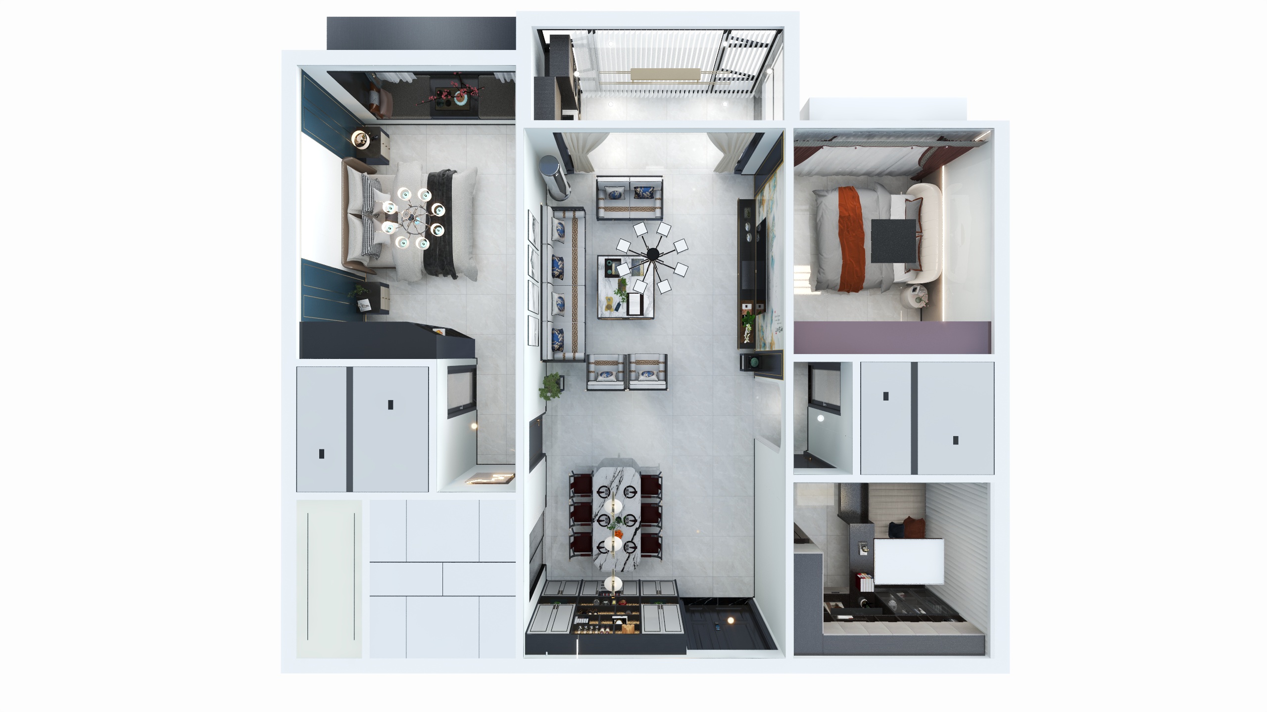 薇-筑梦空间-深圳市佳兆业-裕泰家园2A-新-装修设计方案