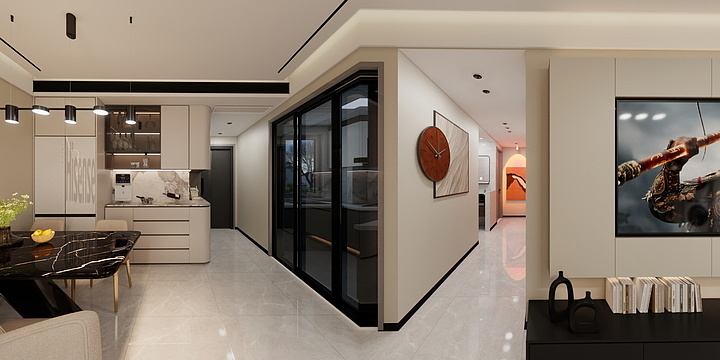 王坤-华地美新天地-7号楼1楼-效果-装修设计方案