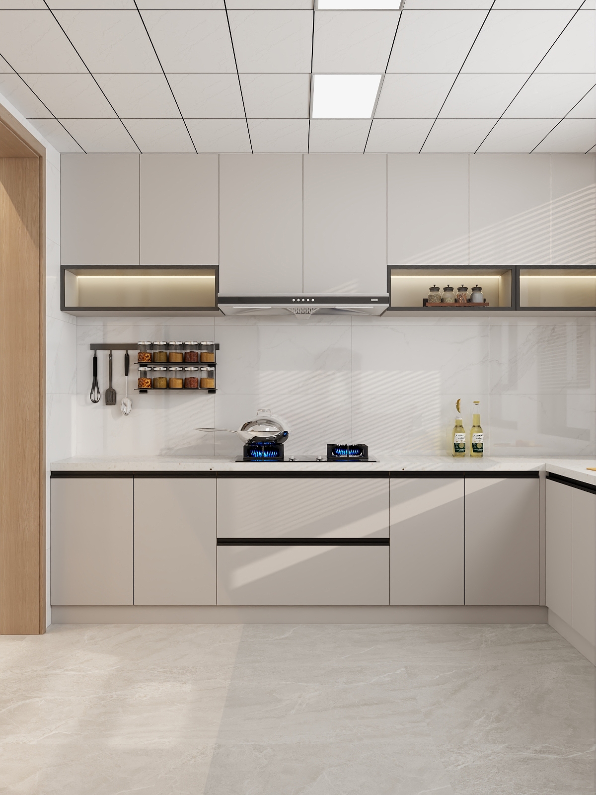 吴爽-250m²现代轻奢风格设计装修效果图