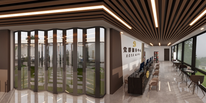 时光旅行空间设计工作室-社区服务中心-副本-副本-装修设计方案